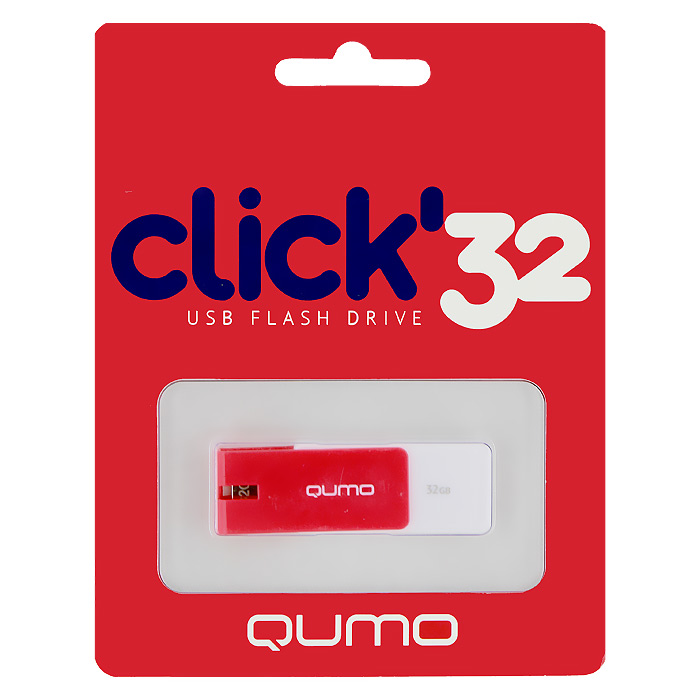 QUMO Click 32GB, Crimson