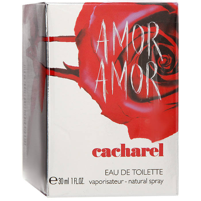 Cacharel Amor Amor. Туалетная вода, женская, 30 млL4762600 Cacharel Amor Amor. Туалетная вода, женская, 30 млL4762600Cacharel Amor Amor - цветочно-фруктовый аромат с ярко выраженной ноткой красной розы, символом пламенной любви и жгучей страсти. Такой темпераментный, задорный и страстный, этот новый парфюмерный шедевр не оставит без внимания пылких искусительниц. Amor Amor подарит своей обладательнице чувство нескончаемого счастья, а шлейф, оставленный после нее, еще долгое время будет восхищать прохожих. Флакон ярко-красного цвета помещен в серебристую коробку с отпечатком розы. Аромат подойдет всем молодым духом женщинам, готовых любить и быть любимыми.Классификация аромата: фруктовый, цветочный.Верхние ноты: черная смородина, корсиканский апельсин, мандарин, кассия, грейпфрут, бергамот.Ноты сердца:абрикос, лилия, жасмин, ландыш, роза.Ноты шлейфа:амбра, бобы тонка, ваниль, виргинский кедр, мускус.Ключевые слова:Мягкий, нежный, страстный, чувственный! Характеристики:Объем: 30 мл. Производитель: Франция. Туалетная вода - один из самых популярных видов парфюмерной продукции. Туалетная вода содержит 4-10%парфюмерного экстракта. Главные достоинства данного типа продукции заключаются в доступной цене, разнообразии форматов (как правило, 30, 50, 75, 100 мл), удобстве использования (чаще всего - спрей). Идеальна для дневного использования. Товар сертифицирован.