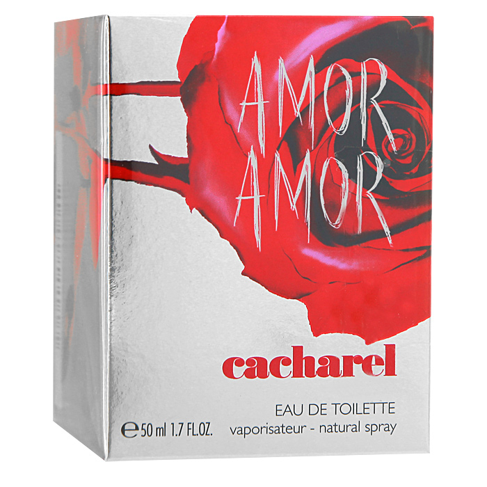 Cacharel Amor Amor. Туалетная вода, женская, 50 млL4762801 Cacharel Amor Amor. Туалетная вода, женская, 50 млL4762801Cacharel Amor Amor - цветочно-фруктовый аромат с ярко выраженной ноткой красной розы, символом пламенной любви и жгучей страсти. Такой темпераментный, задорный и страстный, этот новый парфюмерный шедевр не оставит без внимания пылких искусительниц. Amor Amor подарит своей обладательнице чувство нескончаемого счастья, а шлейф, оставленный после нее, еще долгое время будет восхищать прохожих. Флакон ярко-красного цвета помещен в серебристую коробку с отпечатком розы. Аромат подойдет всем молодым духом женщинам, готовых любить и быть любимыми.Классификация аромата: фруктовый, цветочный.Верхние ноты: черная смородина, корсиканский апельсин, мандарин, кассия, грейпфрут, бергамот.Ноты сердца:абрикос, лилия, жасмин, ландыш, роза.Ноты шлейфа:амбра, бобы тонка, ваниль, виргинский кедр, мускус.Ключевые слова:Мягкий, нежный, страстный, чувственный! Характеристики:Объем: 50 мл. Производитель: Франция. Туалетная вода - один из самых популярных видов парфюмерной продукции. Туалетная вода содержит 4-10%парфюмерного экстракта. Главные достоинства данного типа продукции заключаются в доступной цене, разнообразии форматов (как правило, 30, 50, 75, 100 мл), удобстве использования (чаще всего - спрей). Идеальна для дневного использования. Товар сертифицирован.