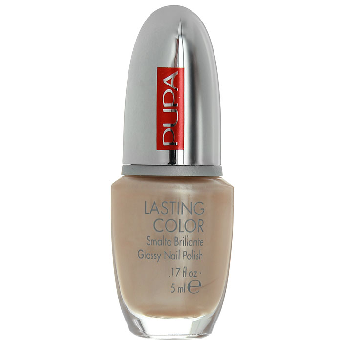 PUPA Лак для ногтей LASTING COLOR, тон 105 бежевый перламутровый , 5 мл.2375105 PUPA Лак для ногтей LASTING COLOR, тон 105 бежевый перламутровый , 5 мл.2375105Лак для ногтей Pupa Lasting Color, насыщенный и необыкновенно блестящий для безукоризненных ногтей, легко наносится. Достаточно одного слоя, чтобы получить ультраглянцевый и яркий маникюр. Быстрое высыхание и стойкость. Кисточка с закругленной на кончиках щетиной помогает избежать излишков лака при нанесении и гарантирует ровное покрытие. Лак для ногтей Pupa Lasting Color может использоваться в качестве основного цвета или защитного слоя. Характеристики:Объем: 5 мл. Тон: №105 (Pearly Beige). Производитель: Италия. Артикул:2375105. Товар сертифицирован.