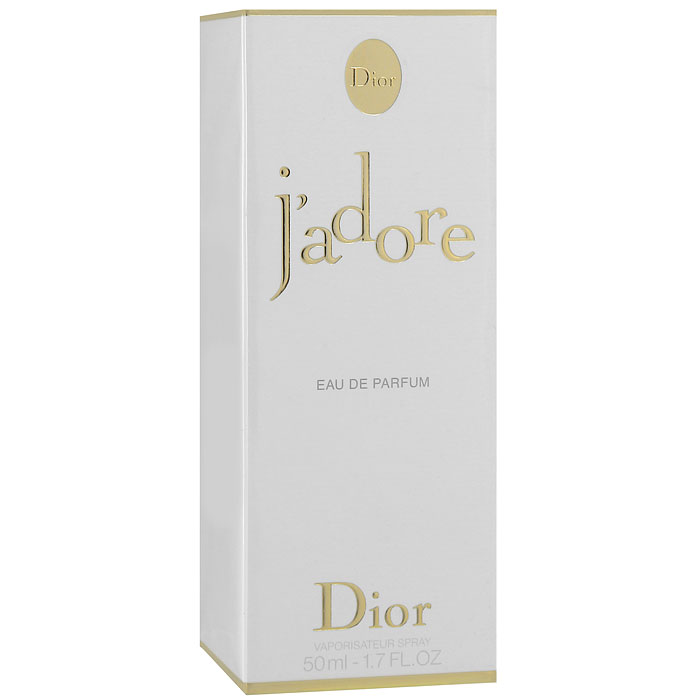 Christian Dior Парфюмерная вода JAdore, женская, 50 млF071522009 Christian Dior Парфюмерная вода JAdore, женская, 50 млF071522009Christian Dior Jadore - абсолютная женственность. Величественный и таинственный аромат. Christian Dior Jadore - чувственный цветочный аромат, передающий радость жизни, открывающий суть женственности. Эссенция бергамота добавляет аромату сладостную свежесть и особую вибрацию цитрусовых нот. Черная роза - основной компонент палитры парфюмера - сердечная нота аромата парфюмерной воды Jadore. Являясь символом женственности, жасмин один из наиболее часто используемых цветов в парфюмерии. Деликатный и нежный он является ароматом сам по себе. Жасмин - это базовая нота аромата парфюмерной воды JAdore.Классификация аромата: фруктовый, цветочный.Верхние ноты: бергамот, персик, дыня, груша.Ноты сердца:черная роза, фиалка, ландыш, фрезия.Ноты шлейфа:жасмин, ваниль, кедр, мускус, сандал.Ключевые слова:Женственный, нежный, сладкий, теплый! Самый популярный вид парфюмерной продукции на сегодняшний день - парфюмерная вода. Это объясняется оптимальным балансом цены и качества - с одной стороны, достаточно высокая концентрация экстракта (10-20% при 90% спирте), с другой - более доступная, по сравнению с духами, цена. У многих фирм парфюмерная вода - самый высокий по концентрации экстракта вид товара, т.к. далеко не все производители считают нужным (или возможным) выпускать свои ароматы в виде духов. Как правило, парфюмерная вода всегда в спрее-пульверизаторе, что удобно для использования и транспортировки. Так что если духи по какой-либо причине приобрести нельзя, парфюмерная вода, безусловно, - самая лучшая им замена. Товар сертифицирован.