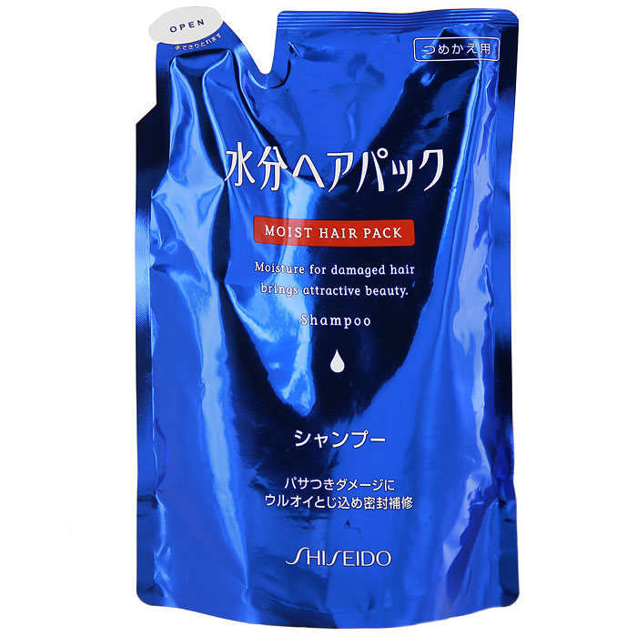 Шампунь Moist Hair Pack для поврежденных волос, c цветочным ароматом, сменная упаковка, 450 мл857197 Шампунь Moist Hair Pack для поврежденных волос, c цветочным ароматом, сменная упаковка, 450 мл857197Шампунь Moist Hair Pack - идеальное средство для увлажнения и восстановления волос при помощи герметизации важнейших компонентов волос. Шампунь действует как при внутренних повреждениях ткани волоса, так и в случае повреждения кутикулы. Обильное увлажнение, после которого Ваши волосы выглядят завораживающе блистательно! Они защищены от потери влаги, устранена спутанность волос, они легко расчесываются, а чистый цветочный аромат устраняет неприятные запахи.Характеристики: Объем: 450 мл. Производитель: Япония. Артикул: 857197. Товар сертифицирован.