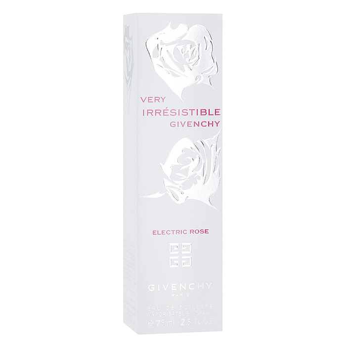 Givenchy Very Irresistible Electric Rose. Туалетная вода, 75 мл953020 Givenchy Very Irresistible Electric Rose. Туалетная вода, 75 мл953020Givenchy Very Irresistible Electric Rose - яркая интенсивная композиция, которая будет уместна исключительно в вечернее время. Флакон Givenchy Very Irresistible Electric Rose сохранил традиционные формы оригинального аромата Very Irresistible, но получил новый броский футуристический дизайн, холодные цвета и увенчан серебряными розами. Лицом рекламной компании нового аромата была выбрана американская актриса Лив Тайлер. Классификация аромата: зеленый, цветочный.Верхние ноты: лимон, черника, вербена, базилик.Ноты сердца:роза, анис, листья фиалки.Ноты шлейфа:кедр, мускус.Ключевые словаЖенственный, манящий, чувственный, яркий, искрящийся и насыщенный! Характеристики:Объем: 75 мл. Производитель: Франция. Туалетная вода - один из самых популярных видов парфюмерной продукции. Туалетная вода содержит 4-10%парфюмерного экстракта. Главные достоинства данного типа продукции заключаются в доступной цене, разнообразии форматов (как правило, 30, 50, 75, 100 мл), удобстве использования (чаще всего - спрей). Идеальна для дневного использования. Товар сертифицирован.
