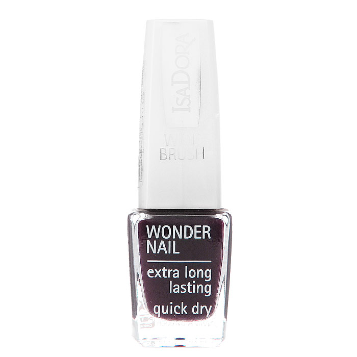 Лак для ногтей Isa Dora Wonder Nail, тон №642, цвет: зинфандель, 6 мл220642 Лак для ногтей Isa Dora Wonder Nail, тон №642, цвет: зинфандель, 6 мл220642Лак для ногтей Isa Dora Wonder Nail быстро сохнет и держится в течение 4-5 дней.Широкая кисточка позволяет быстро и легко нанести лак, всего за один штрих! Так же она гарантирует окрашивание без полосок. Этот лак выравнивает ногтевую поверхность и остается блестящим в течение долгого времени. Бриллиантовый блеск и красота ваших ногтей! Гипоаллергенная формула. Характеристики:Объем: 6 мл. Тон: №642. Цвет: зинфандель. Производитель: Швеция. Артикул:2206. Товар сертифицирован.
