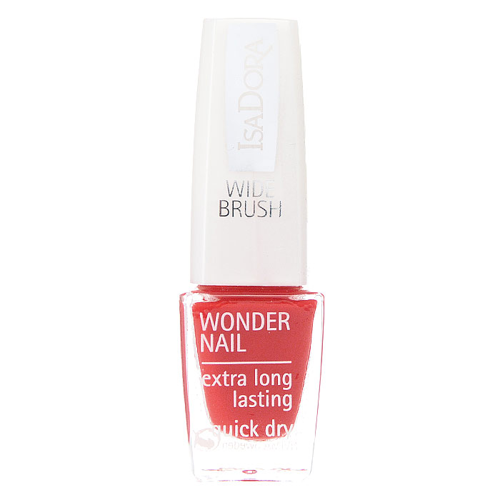 Лак для ногтей Isa Dora Wonder Nail, тон №182, цвет: летний красный, 6 мл220182 Лак для ногтей Isa Dora Wonder Nail, тон №182, цвет: летний красный, 6 мл220182Лак для ногтей Isa Dora Wonder Nail быстро сохнет и держится в течение 4-5 дней.Широкая кисточка позволяет быстро и легко нанести лак, всего за один штрих! Так же она гарантирует окрашивание без полосок. Этот лак выравнивает ногтевую поверхность и остается блестящим в течение долгого времени. Бриллиантовый блеск и красота ваших ногтей! Гипоаллергенная формула. Характеристики:Объем: 6 мл. Тон: №182. Цвет: летний красный. Производитель: Швеция. Артикул:2206. Товар сертифицирован.