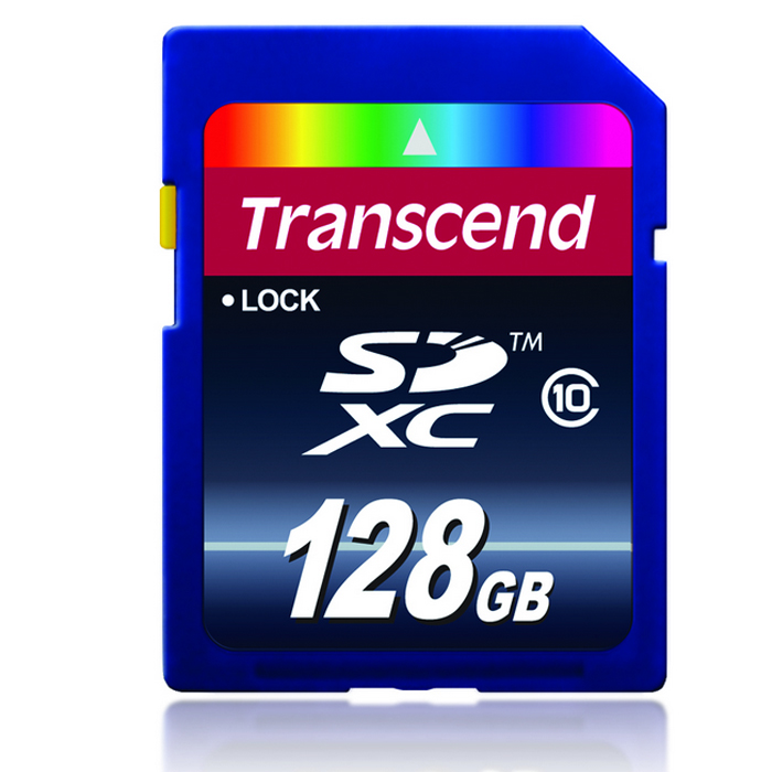 Transcend SDXC Class 10 128GB карта памяти