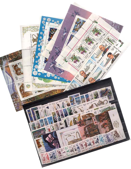 Годовой комплект марок за 1993 год. Россия