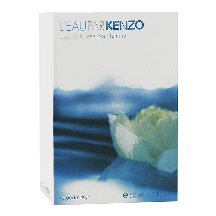 Kenzo Туалетная вода Leau Par Pour Femme, женская, 50 мл79173100 Kenzo Туалетная вода Leau Par Pour Femme, женская, 50 мл79173100Все началось с любви Kenzo к воде... источнику жизни во вселенной. Аромат Leau Par Pour Femme - это именно она, вода, простая, кристально чистая и искренняя.Классификация аромата: цветочный, цитрусовый.Верхние ноты: мята, мандарин, сирень, тростник.Ноты сердца: белый персик, амариллис, водяная лилия, перец.Ноты шлейфа: ваниль, мускус, кедр.Ключевые словаНежный, прохладный, свежий, чувственный, легкий!Туалетная вода - один из самых популярных видов парфюмерной продукции. Туалетная вода содержит 4-10%парфюмерного экстракта. Главные достоинства данного типа продукции заключаются в доступной цене, разнообразии форматов (как правило, 30, 50, 75, 100 мл), удобстве использования (чаще всего - спрей). Идеальна для дневного использования. Товар сертифицирован.