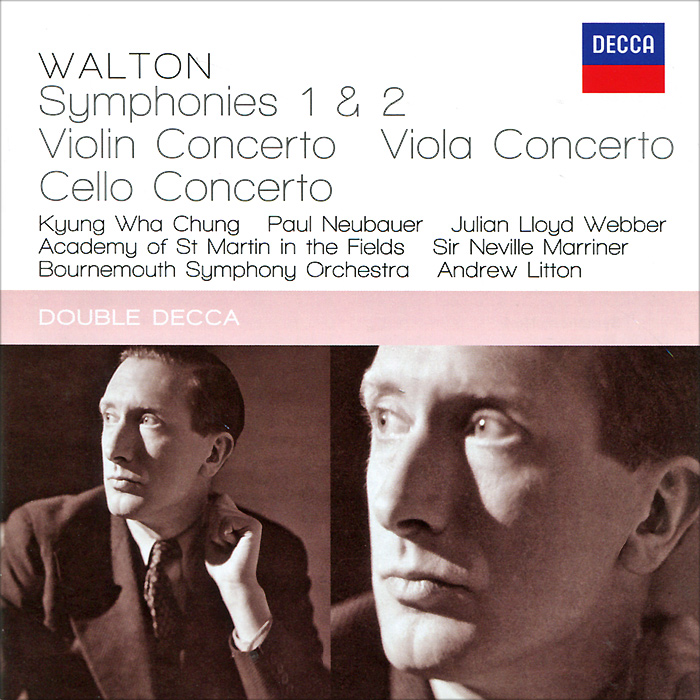 Julian Lloyd Webber, Kyung Wha Chung, Paul Neubauer, Andrew Litton. Walton. Concertos & Symphonies (2 CD)