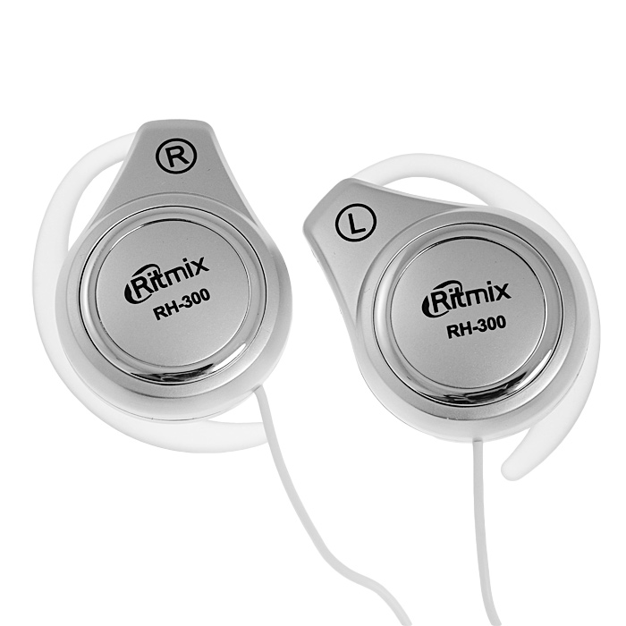 Ritmix RH-300, SilverRH-300 Ritmix RH-300, SilverRH-300Ritmix RH-300 - наушники с креплением-клипсой, предназначенные для использования с портативными плеерами. Отличаются комфортной посадкой и высокой чувствительностью.