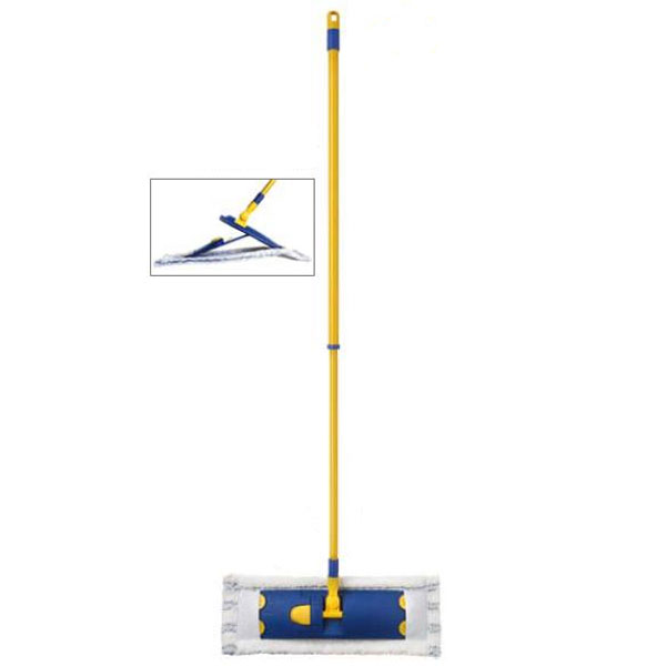 Швабра Flat Mop с телескопической ручкой10190-A Швабра Flat Mop с телескопической ручкой10190-AШвабра Flat Mop с телескопической ручкой предназначена для уборки в доме. Плоская антибактериальная швабра из микрофибры имеет тройное очищающее действие.Микрофибра отделяет и удаляет въевшуюся грязь.Антибактериальная обработка для предотвращения размножения микробов.Нейлон и терилен, благодаря электростатическому действию, собирают пыль и волоски с любого покрытия.Швабра оснащена телескопической металлической ручкой, благодаря которой длина швабры регулируется, а также отверстием, с помощью которого ее можно повесить в удобное для вас место.Подошва швабры вращается. Оригинальная, современная, удобная швабра, которая подойдет к любому интерьеру, сделает уборку эффективнее и приятнее. Швабра идеально подходит для любого типа поверхностей, включая деревянный пол. Характеристики:Материал: пластик, металл, микрофибра. Максимальная длина ручки: 135 см. Минимальная длина ручки: 78 см. Размер насадки: 45 см х 16 см. Размер платформы швабры: 41 см х 11 см. Производитель: Италия.