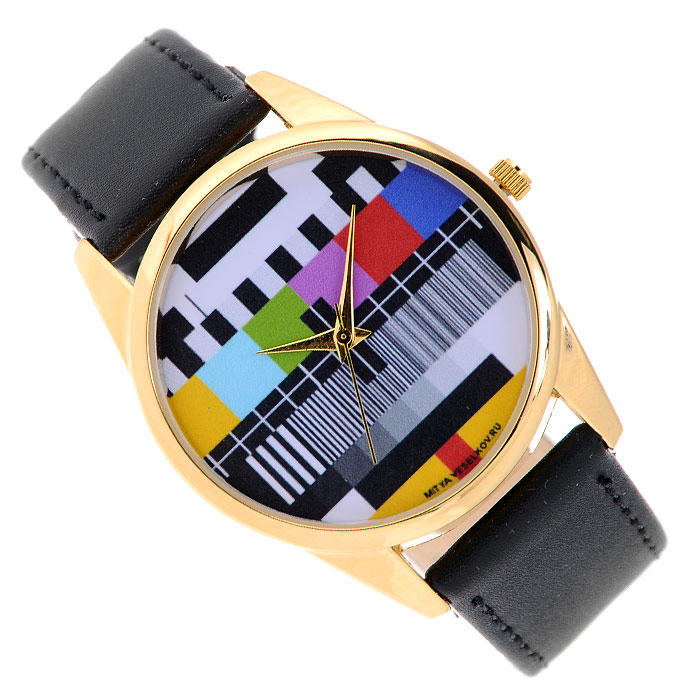 Часы Mitya Veselkov ТВ-сетка. Gold-25