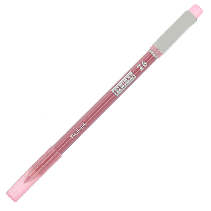 PUPA Карандаш для губ с аппликатором True Lips Pencil, тон 26 розовый , 1.2 г025626 PUPA Карандаш для губ с аппликатором True Lips Pencil, тон 26 розовый , 1.2 г025626Контурный карандаш для губ Pupa True Lips с аппликатором для тушевки завершает макияж и позволяет достичь необыкновенного результата. Наносит равномерную линию, придающую безупречный контур губам, благодаря своей возможности удерживать помаду. Практичный аппликатор из латекса удобен для растушевки цвета на поверхности губ. Подходит для профессионального использования.Характеристики:Вес: 1,2 г. Тон: №26. Производитель: Италия. Изготовитель: Германия. Товар сертифицирован.