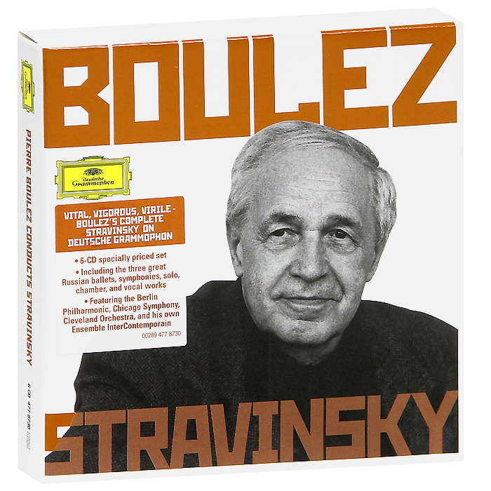 Pierre Boulez. Conducts Stravinsky (6 CD)