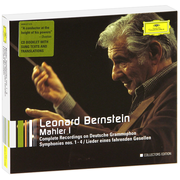 Leonard Bernstein. Mahler. Symphonies Nos.1-4 / Das Eines Fahrenden Gesellen (6 CD)