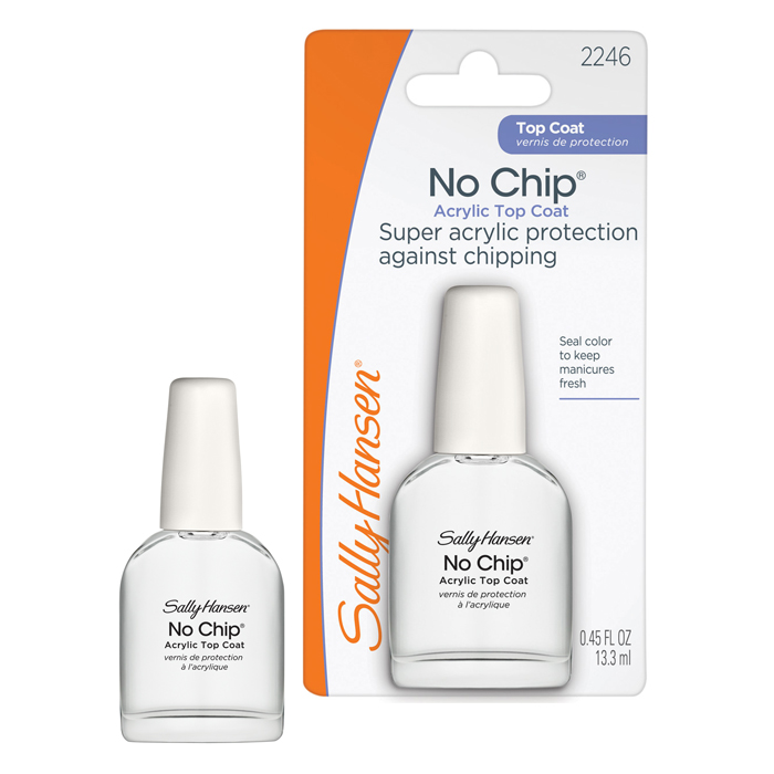 Sally Hansen Акриловое верхнее покрытие против сколов лака No Chip Acrylic Top Coat, 13,3 мл30072493000 Sally Hansen Акриловое верхнее покрытие против сколов лака No Chip Acrylic Top Coat, 13,3 мл30072493000Защитное верхнее покрытие Sally Hansen No Chip Acrylic Top Coat позволяет уплотнить лак, сделать ногти гладкими и твердыми с глянцевым покрытием. Акриловый слой защищает маникюр и предохраняет от сколов. Характеристики:Объем: 13,3 мл. Артикул: 2246. Производитель: США. Товар сертифицирован.