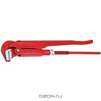 Ключ трубный Topex, 90 градусов, 1,534D752 Ключ трубный Topex, 90 градусов, 1,534D752Ключ трубный Торех используется для монтажа и демонтажа у трубных резьбовых соединений. Ключ эффективен в работе благодаря его специальной усиленной конструкции. Специально разработанный угол наклона зубцов позволяет выполнить максимально возможное усилие захвата. Характеристики: Материал: хром-ванадиевая сталь. Длина ключа: 43 см. Максимальное ширина захвата: 5,5 см. Угол наклона: 90°С. Размеры упаковки:43 см 8 см х 2 см.