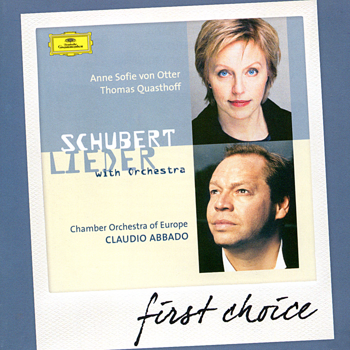 Anne Sofie Von Otter, Thomas Quasthoff, Claudio Abbado. Schubert. Lieder With Orchestra