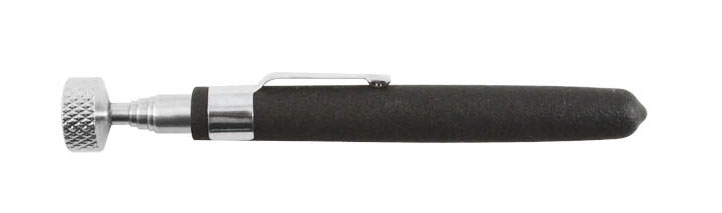 Магнит телескопический FIT, 17-86 см64781 Магнит телескопический FIT, 17-86 см64781Магнит телескопический FIT используется извлечения различных деталей, выполненных из металлов на основе железа. Инструмент оснащен телескопическим механизмом, позволяющим удлинять приспособление для более удобной работы. Характеристики: Материал: инструментальная сталь, ручка с ПВХ покрытием. Размер магнита: 17 см х 1,7 см х 1,7 см. Максимальная длина: 86 см. Размер упаковки: 23 см х 6 см х 2 см.