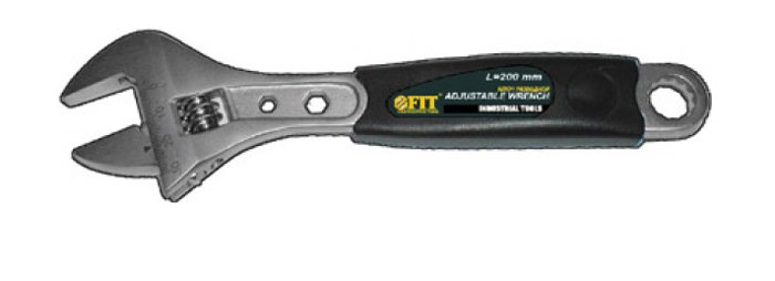 Ключ разводной FIT, 200 мм, 0-30 мм70162 Ключ разводной FIT, 200 мм, 0-30 мм70162Ключ разводной FIT предназначен для отвинчивания и завинчивания гаек, болтов, винтов и других резьбовых соединений, при выполнении различных слесарно-монтажных работ. Ключ снабжен мерной шкалой. Характеристики: Материал:сталь, резина. Общая длина:21 см. Максимальный захват: 3 см. Размер упаковки: 21 см х 6 см х 2 см.