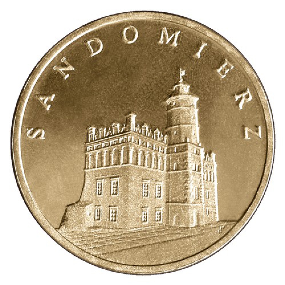 Монета номиналом 2 злотых 