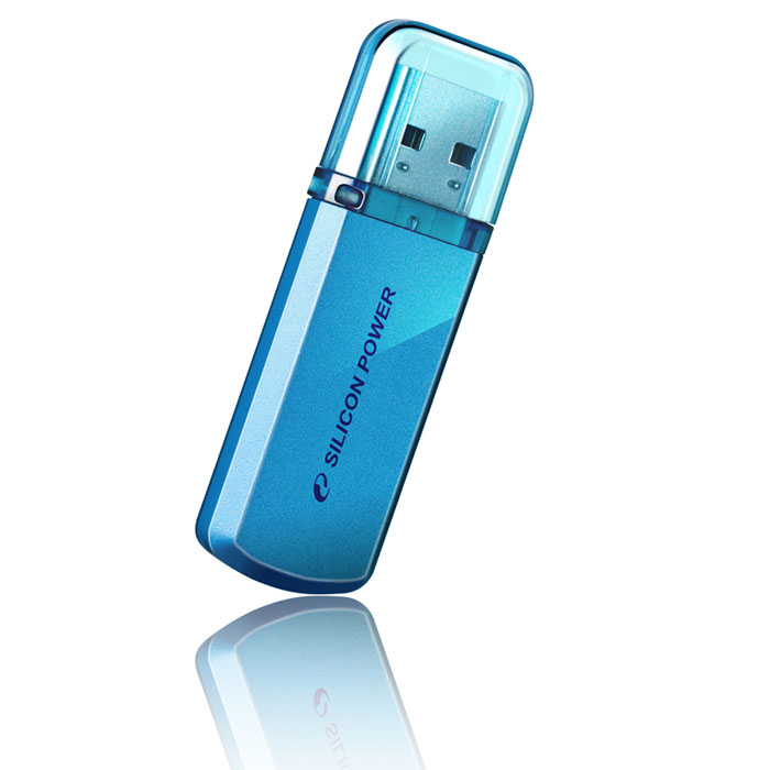 Silicon Power Helios 101 16GB, Blue (SP016GBUF2101V1B)SP016GBUF2101V1B Silicon Power Helios 101 16GB, Blue (SP016GBUF2101V1B)SP016GBUF2101V1BДоступный в яблочно-зеленом и лазоревом цветах новый Silicon Power Helios 101 имеет алюминиевый корпус с матовым покрытием. Silicon Power Helios 101 отражает футуристический, стильный и простой дизайн. Он тонок, легок и подходит для пользователей, следящих за модой! Helios 101 может быть прикреплен к брелоку с ключами и использоваться как аксессуар. Обладающий функцией plug&play Helios 101 - идеальный компаньон нетбука!ПО SP Widget с 7 основными функциями для защиты данных:Синхронизация и Резервное копирование Мои ДокументыСинхронизация и Резервное копирование других папокСинхронизация и Резервное копирование Outlook/Outlook expressКопирование и шифрование данных на USB носительЗагрузка 60-дневной пробной версии Symantec Norton Internet security бесплатноСинхронизация и Резервное копирование папки ИзбранноеБлокирование компьютера паролем, по времени или USB накопителем
