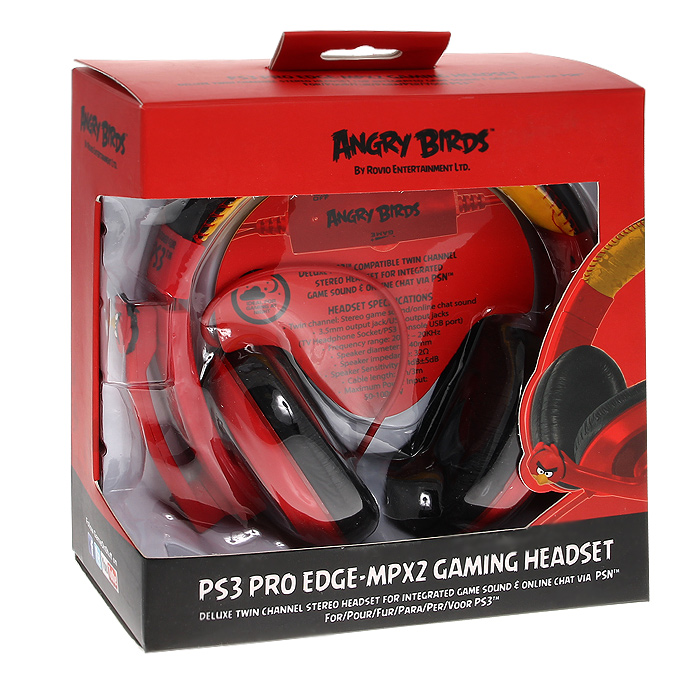 Игровая гарнитура Angry Birds PS3 Pro EDGE-MPX2