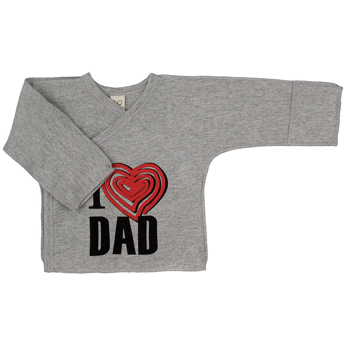 Распашонка Lucky Child I Love Dad, цвет: серый. 1-7П. Размер 50/561-7П Распашонка Lucky Child I Love Dad, цвет: серый. 1-7П. Размер 50/561-7ПРаспашонка для новорожденного Lucky Child I Love Dad с длинными рукавами послужит идеальным дополнением к гардеробу вашего малыша, обеспечивая ему наибольший комфорт. Распашонка изготовлена из интерлока - натурального хлопка, благодаря чему она необычайно мягкая и легкая, не раздражает нежную кожу ребенка и хорошо вентилируется, а эластичные швы приятны телу малыша и не препятствуют его движениям.Распашонка-кимоно для новорожденного с закрытыми ручками, выполненная швами наружу, спереди оформлена оригинальной надписью I Love Dad. Благодаря системе застежек-кнопок по принципу кимоно модель можно полностью расстегнуть. А благодаря рукавичкам ребенок не поцарапает себя. Распашонка полностью соответствует особенностям жизни ребенка в ранний период, не стесняя и не ограничивая его в движениях. В ней ваш малыш всегда будет в центре внимания.