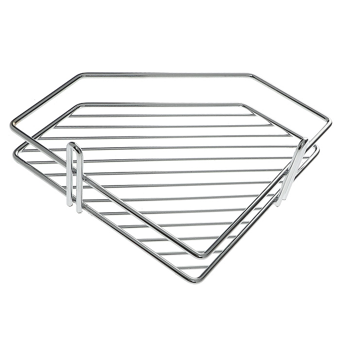 Полка угловая Classic 071-00071-00 Полка угловая Classic 071-00071-00Удобная и практичная угловая полка Classic выполнена из хромированной стали. Она крепится при помощи двух шурупов с дюбелями (входят в комплект).Благодаря компактным размерам полка впишется в интерьер вашего дома и позволит вам удобно и практично хранить предметы домашнего обихода. Характеристики:Материал: сталь. Размер: 27 см х 20 см х 8 см. Артикул: 571-90.