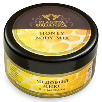 Planeta Organica Масло для массажа Медовый микс, 300 мл071-1-0205 Planeta Organica Масло для массажа Медовый микс, 300 мл071-1-0205Масло для массажа Planeta Organica Медовый микс - нежная текстура для легкого массажа. Обеспечивает активное клеточное питание кожи. Мед мануки, богатый антиоксидантами, обладает уникальными бактерицидным и регенерирующим свойствами. Повышает эластичность и упругость кожи.В Новой Зеландии древние племена маори считали кустарник мануки целебным и использовали его для лечения многих недугов. Мед мануки обладает уникальными бактерицидным и регенерирующим свойствами и богат антиоксидантами, которые незаменимы длякожи. Мед защищает кожу от негативного воздействия внешней среды, обеспечивает кожу питательнымивеществами и предотвращает потерю жидкости, тем самым уменьшая признаки старения. Органическое масло карите содержитнезаменимые жирные кислоты в высокой концентрации, которые активизируют защитные функции кожи, обеспечивают активное клеточное питание и восстанавливают естественный гидробаланс. Прополисобладает регенерирующим свойством, благодаря чему великолепно заживляет и успокаивает обезвоженную кожу, а сибирская пчелиная трава повышает ее эластичность и упругость. Характеристики:Объем: 300 мл. Артикул: 071-1-0205. Производитель: Россия. Товар сертифицирован.