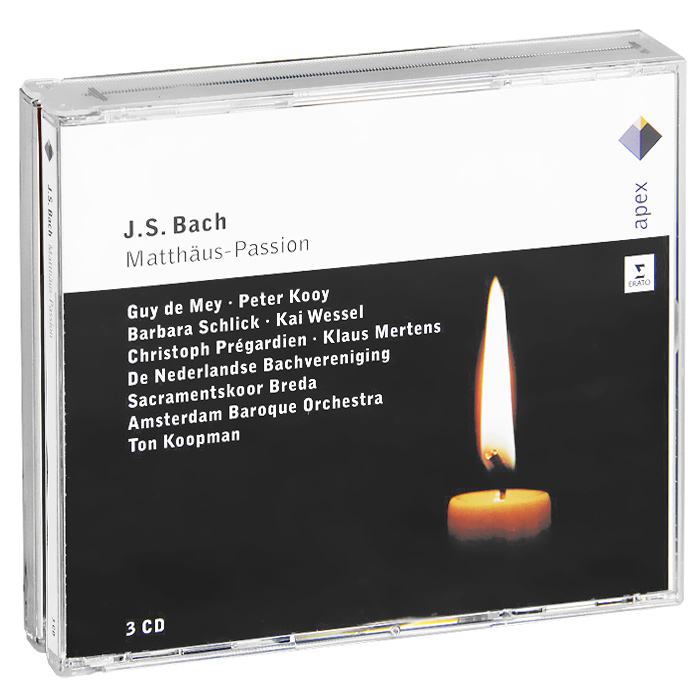 Ton Koopman, Amsterdam Baroque Orchestra. Bach. Matthaus-Passion (3 CD)