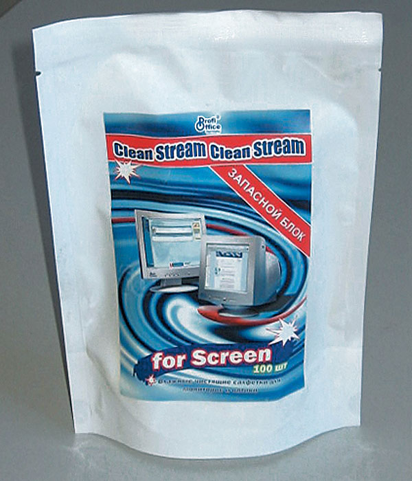 Влажные салфетки для экрана ProfiOffice Clean-Stream: for Screen, 100 шт