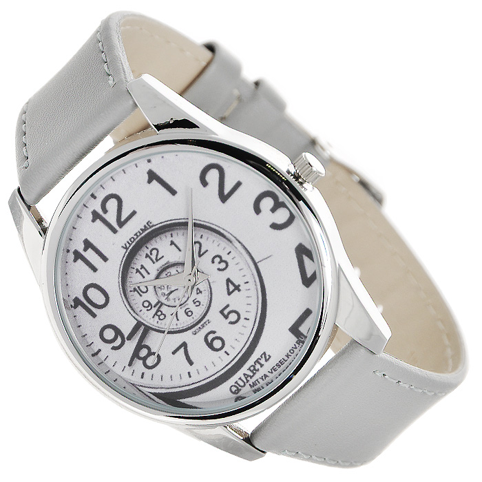Часы Mitya Veselkov Спираль времени (серый). Color-15