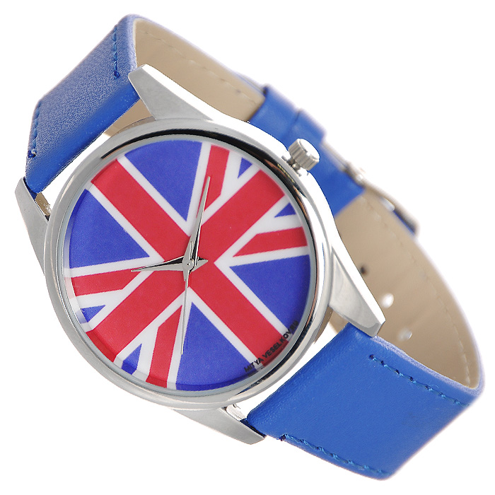 Часы Mitya Veselkov Британский флаг (ультра-синий). Color-06