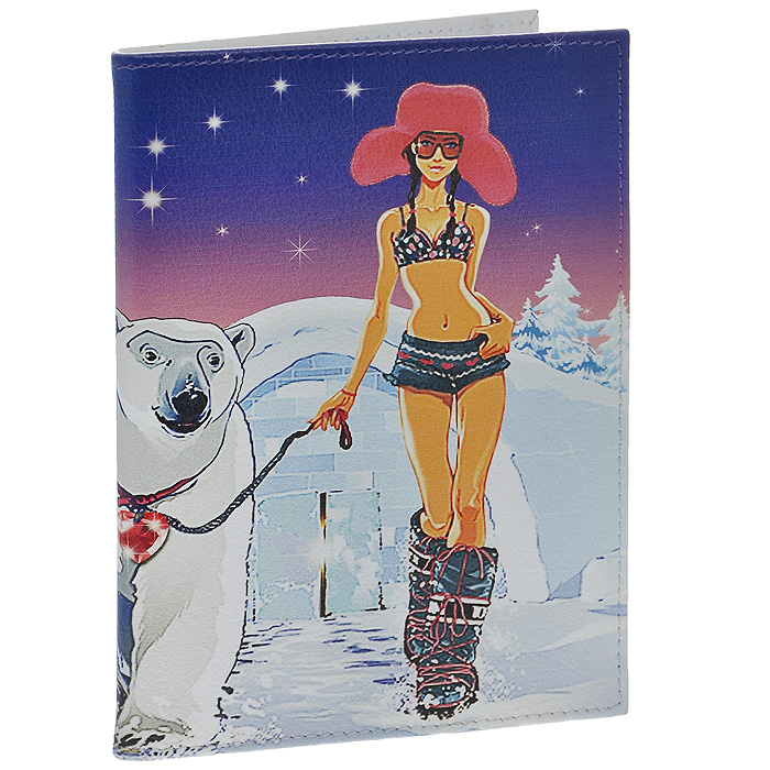 Обложка для паспорта Perfecto I Love Russia. PS-GL-0035PS-GL-0035 Обложка для паспорта Perfecto I Love Russia. PS-GL-0035PS-GL-0035Стильная обложка I Love Russia выполнена из натуральной кожи и оформлена изображением девушки с белым медведем на поводке. На внутреннем развороте - два кармашка из прозрачного пластика. Обложка не только поможет сохранить внешний вид ваших документов и защитит их от повреждений, но и станет стильным аксессуаром, который подчеркнет ваш неповторимый стиль. Характеристики:Материал: натуральная кожа, пластик. Размер обложки: 9,5 см х 13,7 см. Размер упаковки: 11 см х 14,5 см х 1 см. Артикул: PS-GL-0035.