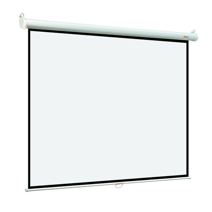 Digis Optimal-B 160х160 см проекционный экранDSOB-1102 Digis Optimal-B 160х160 см проекционный экранDSOB-1102Экономичный настенный экран для образовательных учреждений Digis Optimal-B. Имеет механизм застопоривания для выбора нужного формата и высоты проекции, настенное и потолочное крепление. Наличие чёрной светопоглощающей каймы для улучшения восприятия яркости изображения. Ровная гладкая поверхность экрана. Отсутствие швов на проекционной поверхности на всех размерах модели.