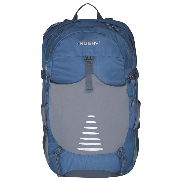 Рюкзак туристический Husky Skid 30, цвет: синийУТ-000055332 Рюкзак туристический Husky Skid 30, цвет: синийУТ-000055332Рюкзак туристический Husky Skid 30 имеет систему вентиляции спины и утолщенные дышащие эргономичные плечевые лямки. Состоит рюкзак из большого отделения и боковыми карманами. Отделение закрывается на застежки-молнии. Также рюкзак имеет нагрудный и поясной ремни, держатель для гидратора, держатели для треккинговых палок и другой экипировки, накидку от дождя. Оснащен светоотражающими элементами. Характеристики:Размер рюкзака: 54 см х 30 см х 18 см. Объем рюкзака: 30 л. Материал: нейлон 250Т Ripstop Dobby W/P. Вес: 1090 г. Цвет: зеленый. Производитель: Чехия. Изготовитель: Китай. Артикул: УТ-000055333.