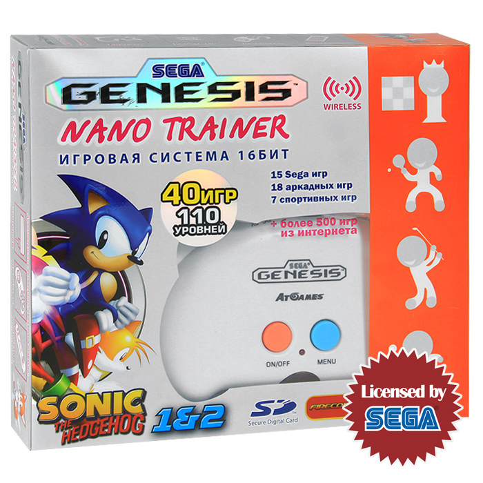 Игровая приставка Sega Genesis Nano Trainer (белая)