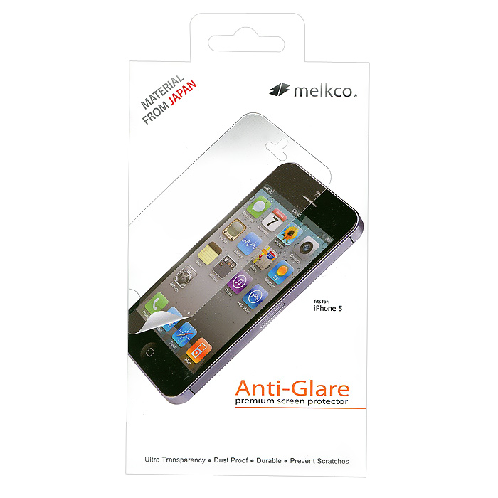 Melkco защитная пленка для iPhone 5, матоваяAPIPO5SPAT1 Melkco защитная пленка для iPhone 5, матоваяAPIPO5SPAT1Защитная пленка для Apple iPhone 5 позволит уберечь любимый гаджет от появления царапин, отпечатков пальцев, сколов, пыли и влаги.