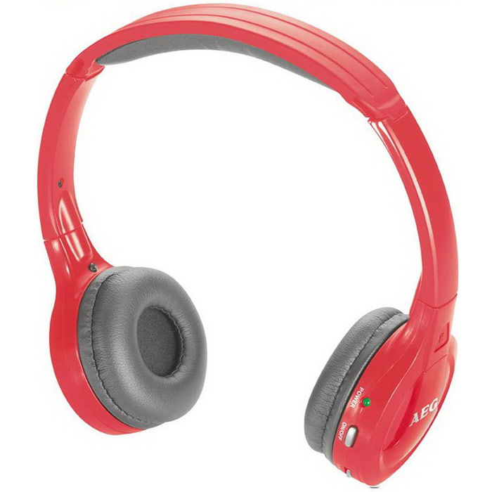 Фото AEG KH 4223 BT Stereo, Red Bluetooth-наушники. Покупайте с доставкой по России