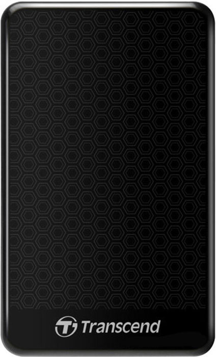 Transcend StoreJet 25A3 500GB, Black внешний жесткий диск (TS500GSJ25A3K)TS500GSJ25A3K Transcend StoreJet 25A3 500GB, Black внешний жесткий диск (TS500GSJ25A3K)TS500GSJ25A3KПортативный внешний жесткий диск Transcend StoreJet 25A3, отличающийся повышенной устойчивостью к неблагоприятным воздействиям ударов, вибрации, пыли, влаги, жары и холода.Совместимость с суперскоростным USB 3.0, а также с USB 2.0 с обратной стороныПрочная, удароустойчивая конструкцияУсовершенствованная система внутренней подвески для защиты жесткого дискаПоддержка стандарта Plug&PlayПитание от USB, нет необходимости во внешнем адаптереЭнергосберегающий спящий режимКомплектуется ПО Transcend Elite для защитыLED индикатор статуса передачи данныхКнопка автоматического резервного копирования в одно нажатие