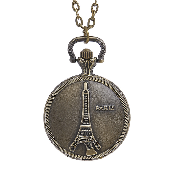 Кулон-часы Большой медальон PARIS. ANTIK-018