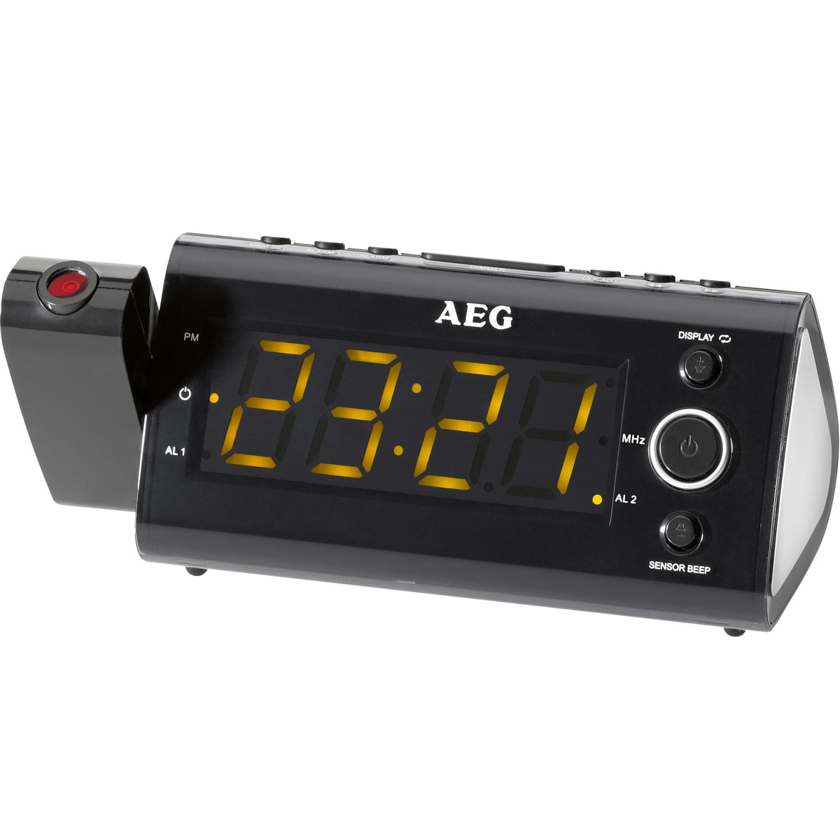 AEG MRC 4121 P Sensor, Black радиочасы