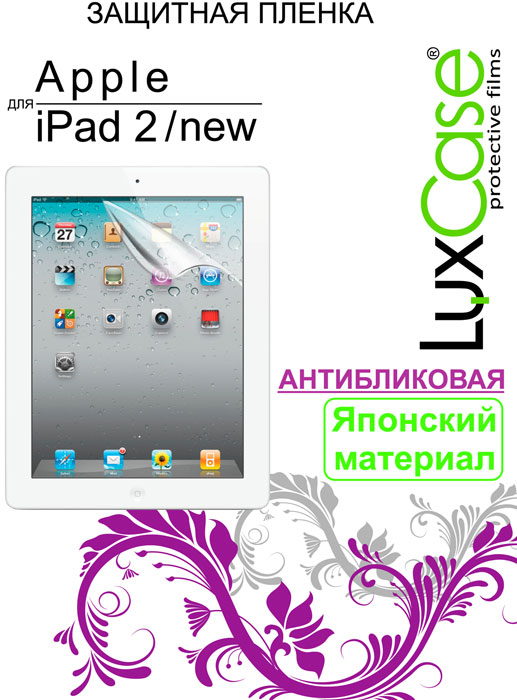 Luxcase защитная пленка для Apple iPad 2/3/4, антибликовая