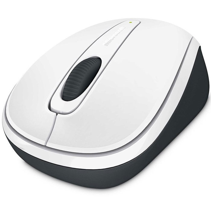 Microsoft Wireless Mobile Mouse 3500, White беспроводная оптическая мышь (GMF-00294)