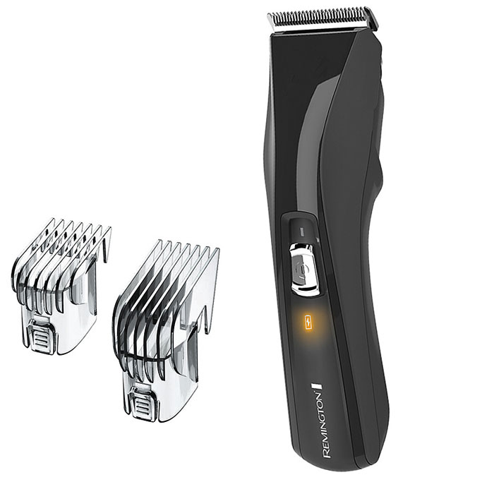 Remington HC5150 набор для стрижкиHC5150 Remington HC5150 набор для стрижкиHC5150Машинка для стрижки волос Remington HC5150 быстро и аккуратно приведет в порядок ваши волосы. Расширенные стальные самозатачивающиеся лезвия позволяют ускорить процесс стрижки и обеспечивают формирование ровных контуров. Вы можете регулировать длину волос в диапазоне от 1 до 42 мм. Remington HC 5150 укомплектован двумя удобными насадками-расческами, щеточками для очистки лезвий и маслом для смазки. Прибор работает от сети либо от аккумулятора и станет оптимальным выбором для мужчин, рассчитывающих получить достойное качество стрижки по самой приемлемой цене.