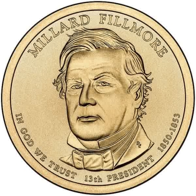 Монета номиналом 1 доллар 