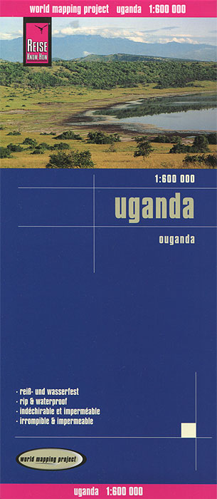 Uganda. Карта