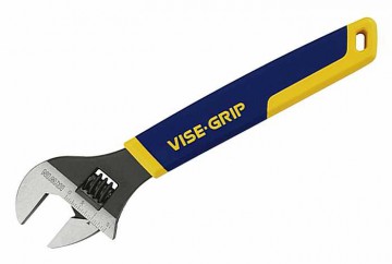 Ключ разводной Irwin Vise-Grip, 30 см, 0-38 мм10505492 Ключ разводной Irwin Vise-Grip, 30 см, 0-38 мм10505492Ключ разводной Irwin Vise-Grip предназначен для отвинчивания и завинчивания гаек, болтов, винтов и других резьбовых соединений, при выполнении различных слесарно-монтажных работ. Ключ снабжен мерной шкалой. Имеет удобную нескользящую ручку из термопластмассы. Характеристики: Материал:сталь, пластик. Размер ключа:30 см х 9 см х 2 см. Максимальный захват: 3,8 см. Размер ручки: 21 см х 3,5 см х 2 см. Размер упаковки: 37 см х 10,5 см х 2 см.