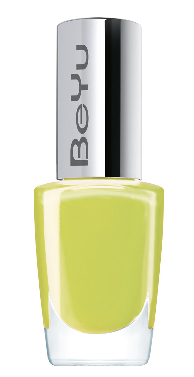 BeYu Стойкий лак для ногтей Long-Lasting, тон №261, желто-зеленый, 8 мл310.261 BeYu Стойкий лак для ногтей Long-Lasting, тон №261, желто-зеленый, 8 мл310.261Долго держащийся лак для ногтей BeYu Long-Lasting, в новом дизайне и с улучшенной текстурой. Новая структура лака Long-Lasting гарантирует идеально гладкий и ровный маникюр. Благодаря улучшенной форме кисточки нанесение стало более комфортным и простым. Кисточка имеет плоскую и одновременно широкую форму, благодаря чему нанесение лака, даже для непрофессионалов, происходит равномерно и точно. Текстура лака и кисточка идеально сочетаются между собой. Лак наносится максимум в два слоя, текстура идеально покрывает ногти и придает им бриллиантовый, ультра сияющий цвет. Этот лак для ногтей быстро сохнет и держится, благодаря своей супер стойкости, очень долго. Завершается повторный выпуск ряда лаков для ногтей BeYu простой формой флакона. Супер стойкий. Быстро сохнет. Характеристики:Объем: 8 мл. Тон: №261 (желто-зеленый). Артикул: 310.261. Производитель: Германия. Товар сертифицирован.